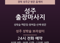 성주 출장마사지 - 성밖숲 맥문동 왕버들 … 출장마사지