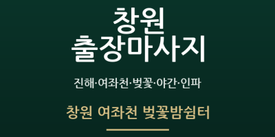 창원 여좌천 벚꽃밤쉼터