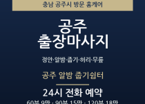 공주 출장마사지 - 정안 알밤 줍기 허리 … 출장마사지